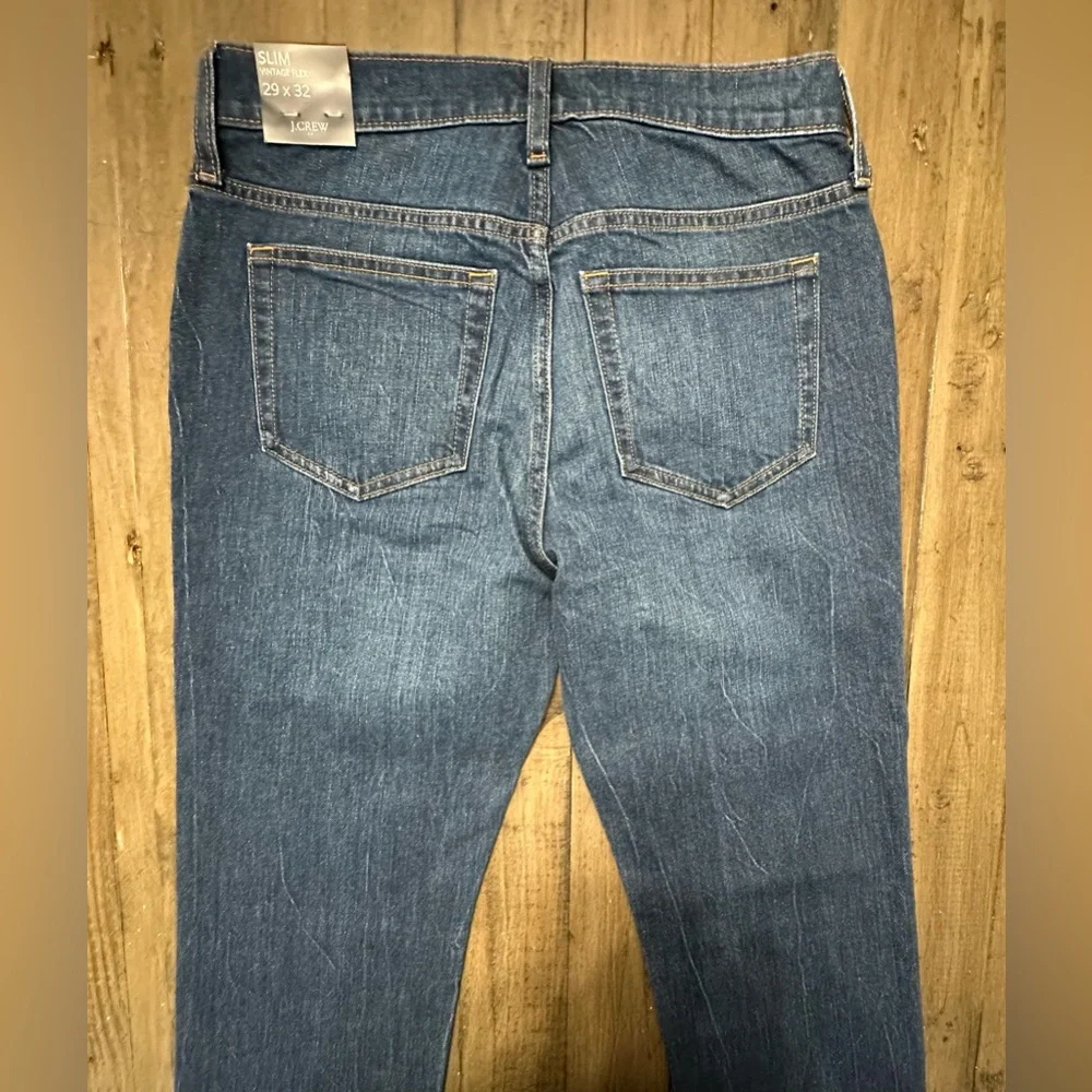 NWT J. Crew Men’s Slim-fit jean in vintage stretch - Size 29x32 - Heritage Blue